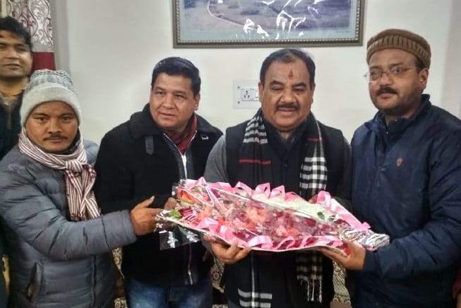 Minister Hark Singh welcomed BJP leaders