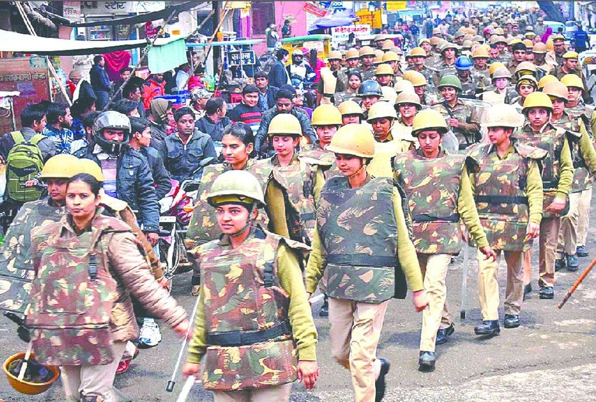tight security in kasganj on republic day 2019