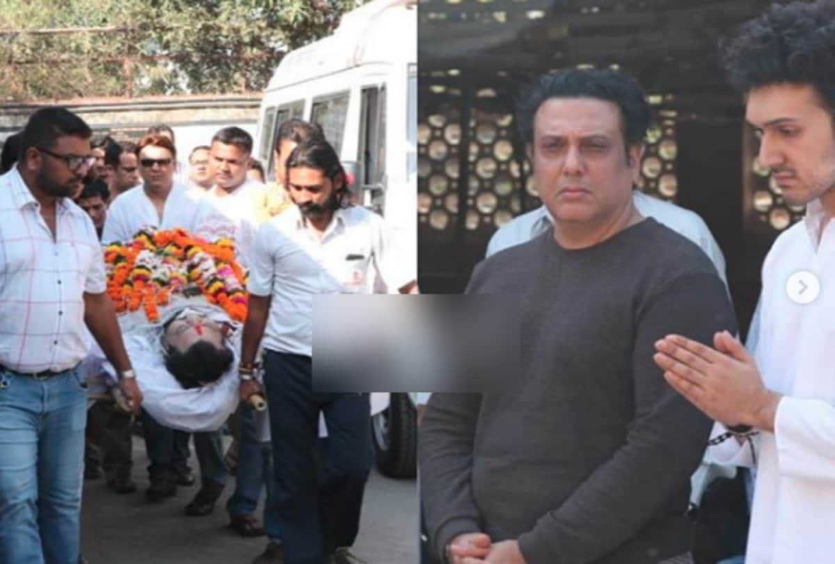 govinda nephew janmendra ahuja funeral his son yashvardhan and krushna abhishek there