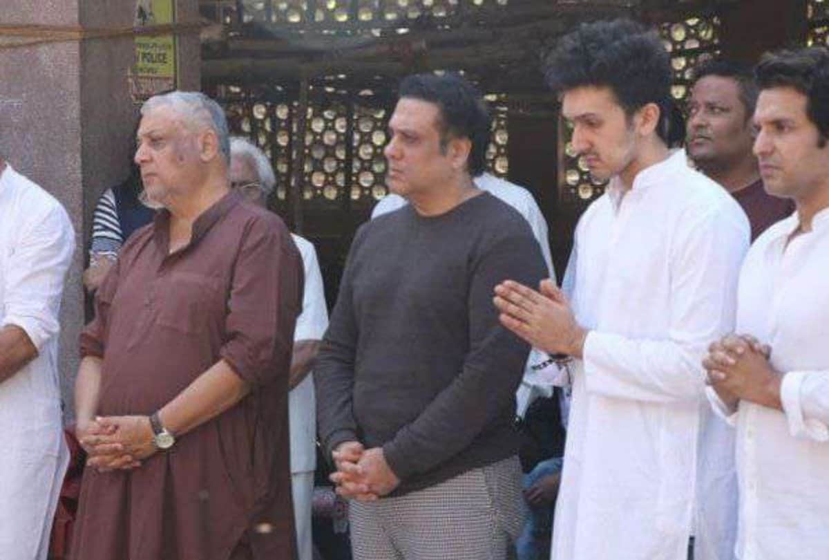 govinda nephew janmendra ahuja funeral his son yashvardhan and krushna abhishek there