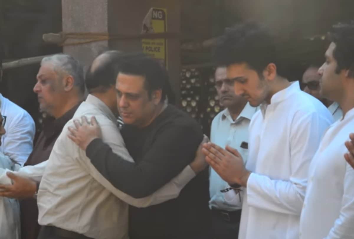govinda nephew janmendra ahuja funeral his son yashvardhan and krushna abhishek there