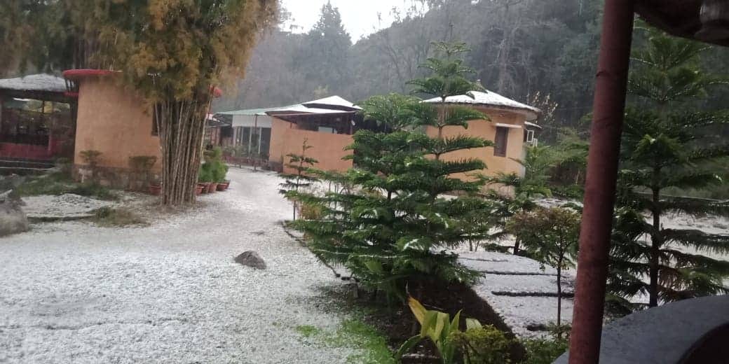 Hailstorm and Rainfall in dehradun
