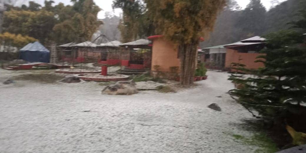 Hailstorm and Rainfall in dehradun