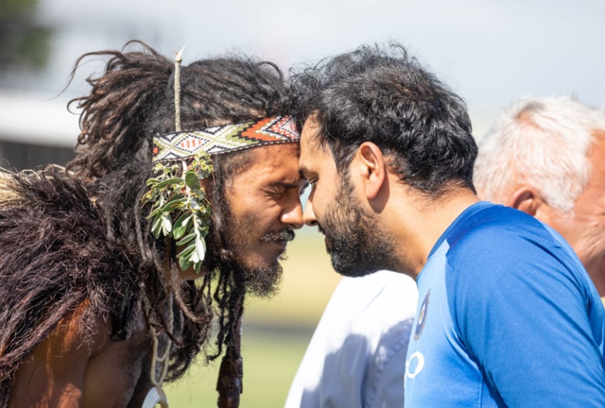 NZvIND: Team India receives traditional Maori welcome in Mount Maunganui ahead of 2nd ODi