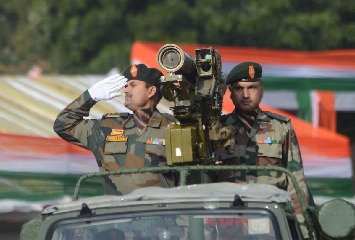 full dress rehearsal in Jammu University for Republic Day 2019