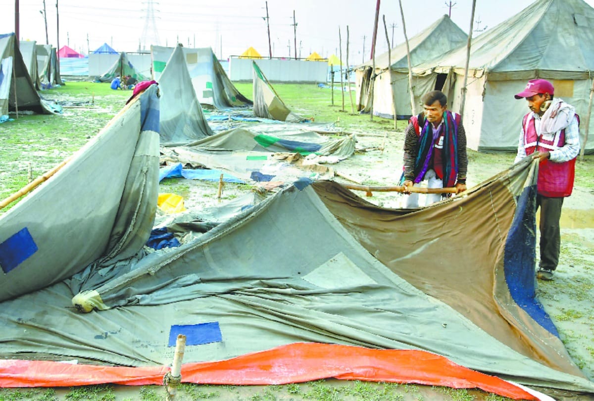 Many Problem in Kumbh Mela after heavy rain