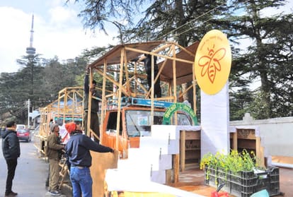 Helicopter will drop Flower Rains in Republic Day celebrations on Ridge shimla