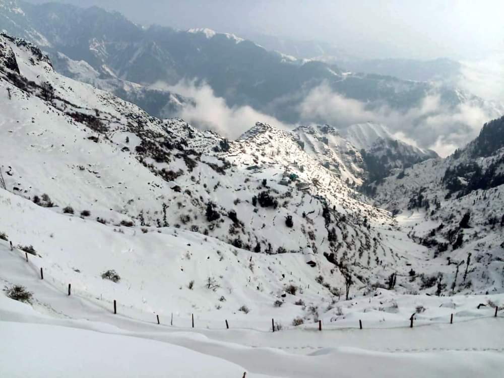 third time snowfall in nainital tourist enjoyed