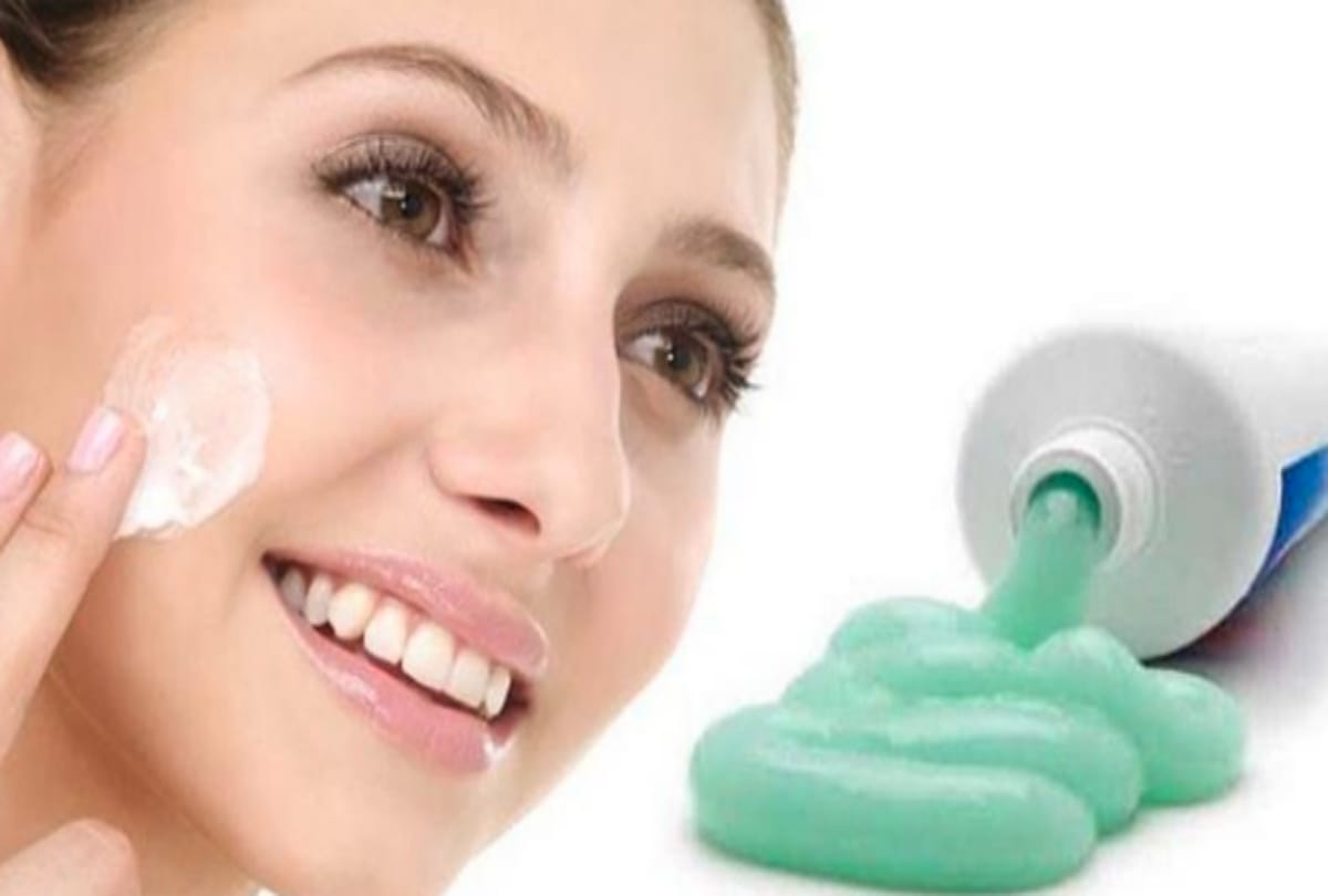 tooth paste is not only for teeth it's also beneficial for your skin