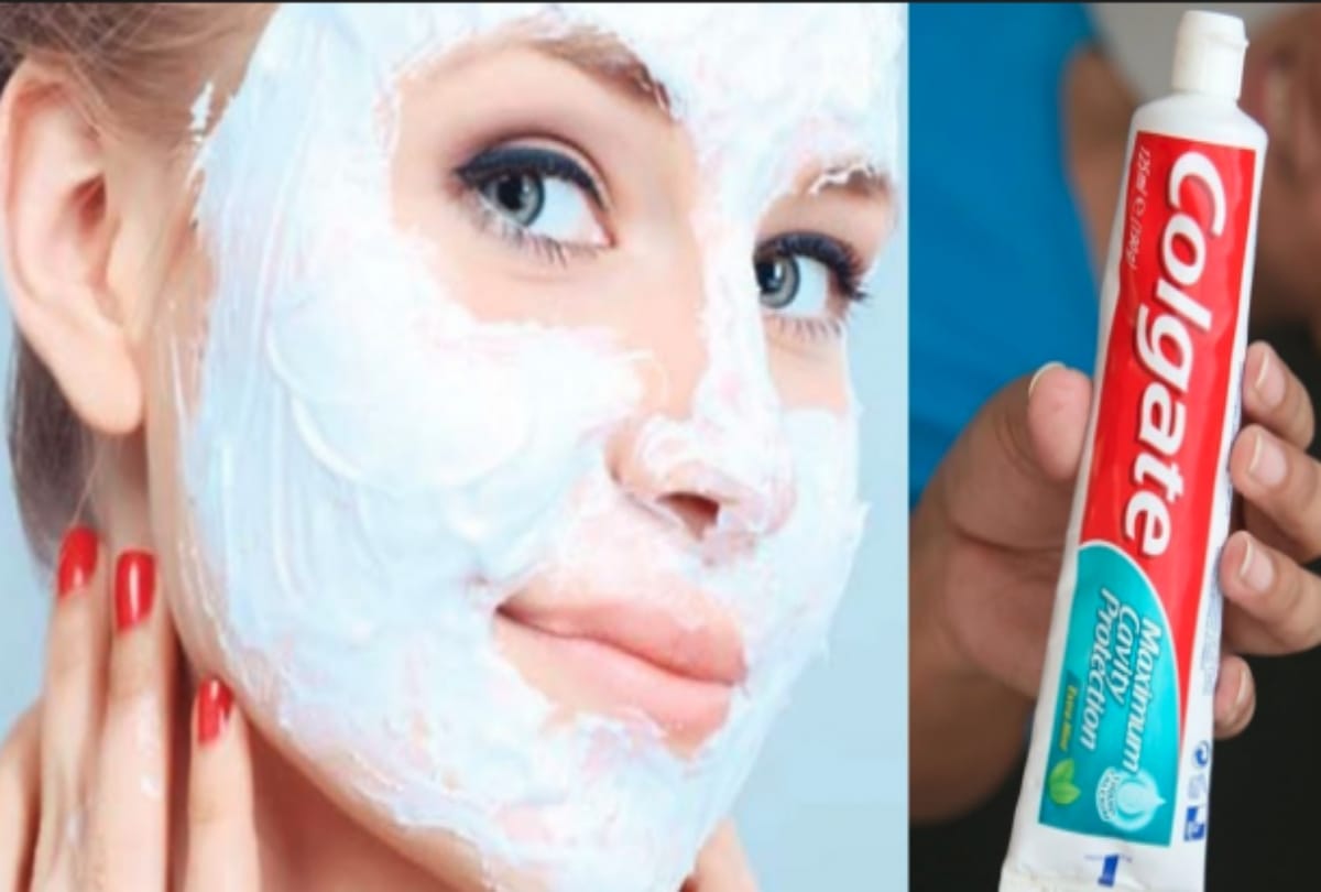 tooth paste is not only for teeth it's also beneficial for your skin