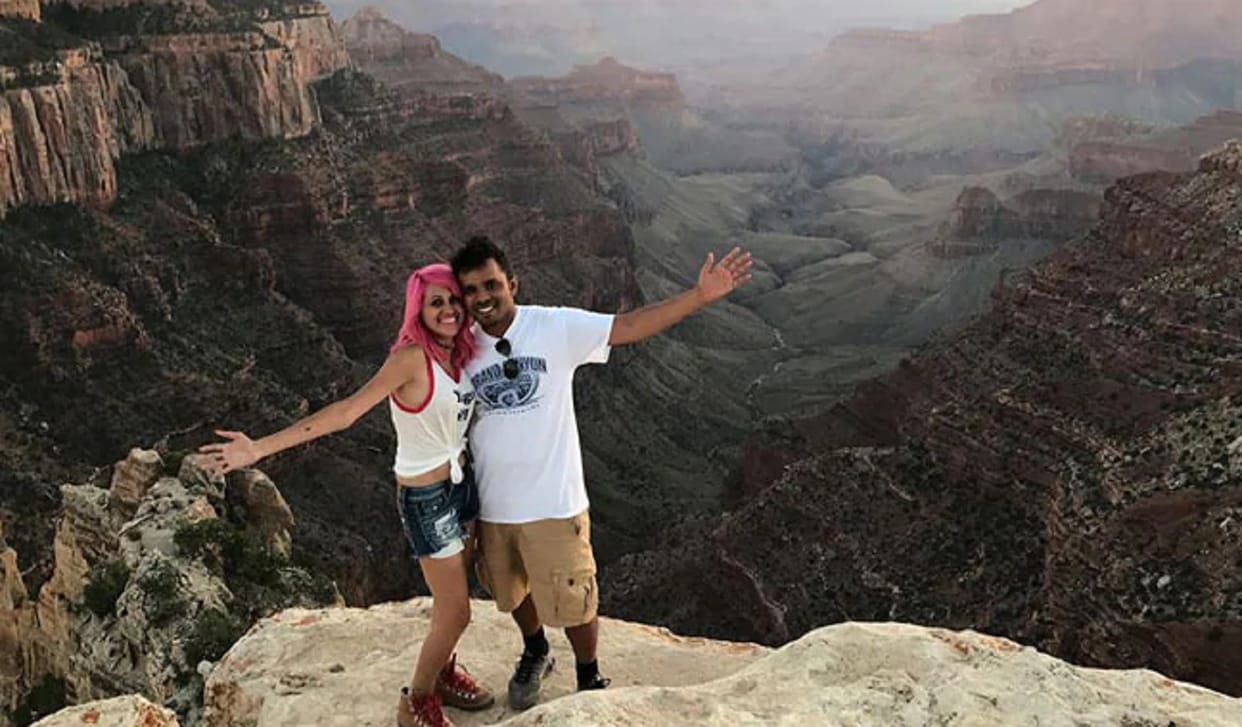 Indian couple taking selfie were drunk who fall from 800 feet in America : Report