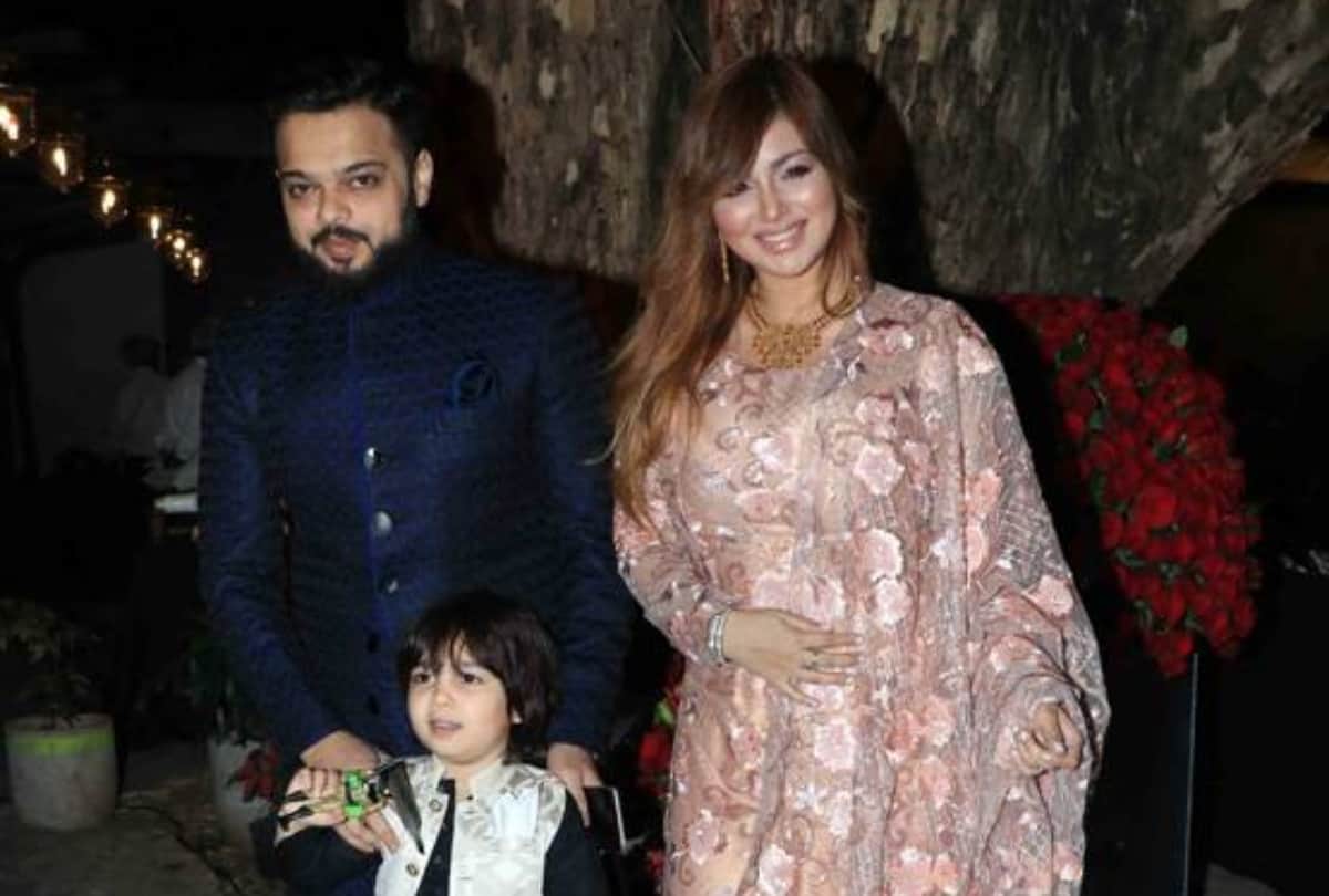 prateik babbar and sanya sagar reception party celebs attend