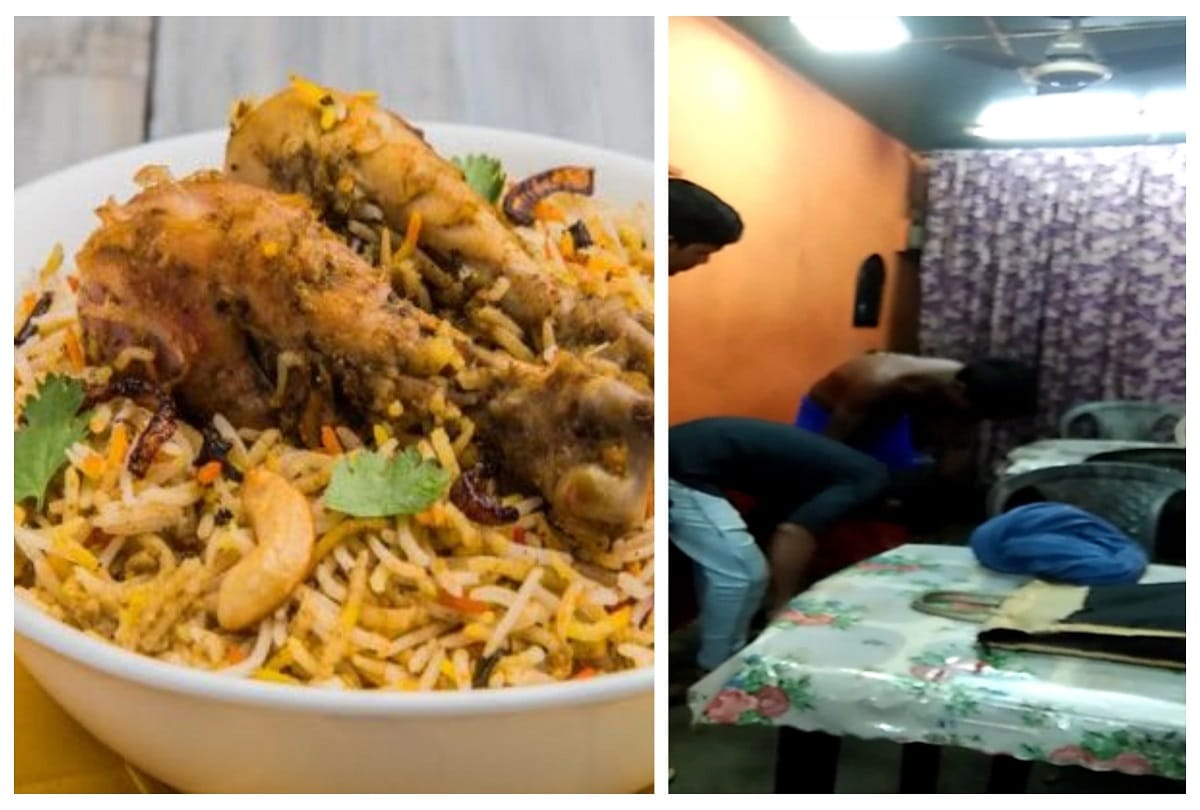 Customer did not have money after eating Biryani, shopkeeper made video man remove his clothes
