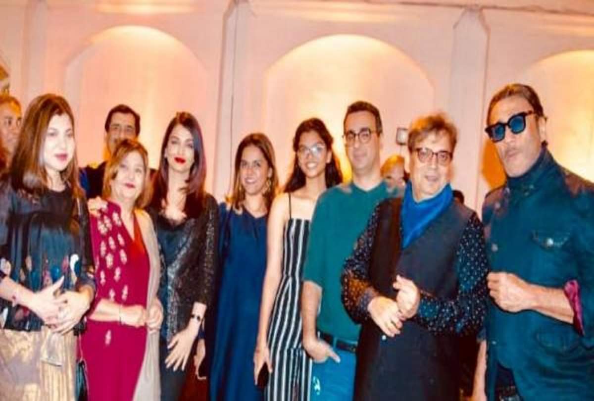 salman khan and aishwarya rai were seen together in subhash ghai birthday party