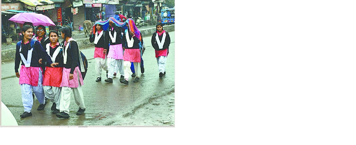 Damping with light drizzle increased