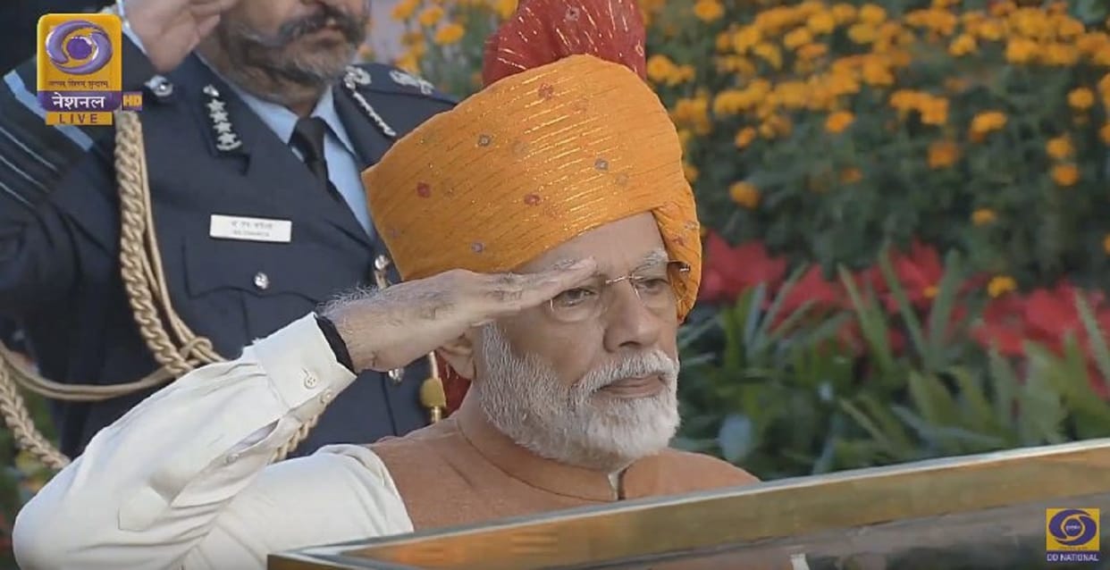 Prime Minister Narendra Modi Wore Kesaria Turban on Republic Day 2019