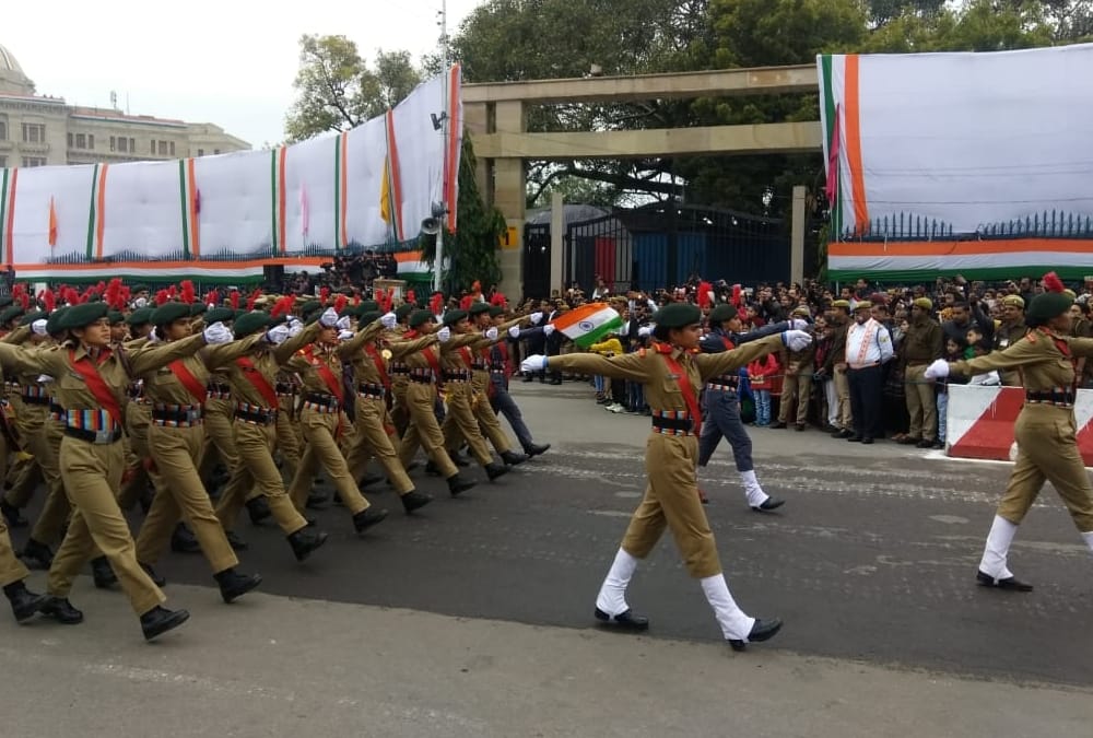 republic day 2019 Parade and Celebration in Lucknow.