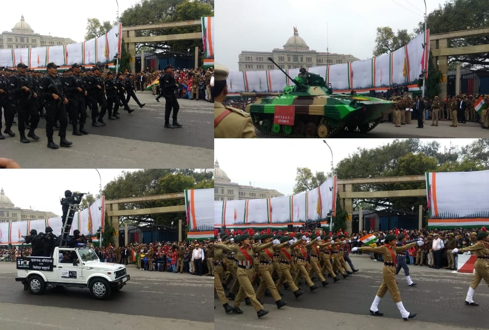 republic day 2019 Parade and Celebration in Lucknow.