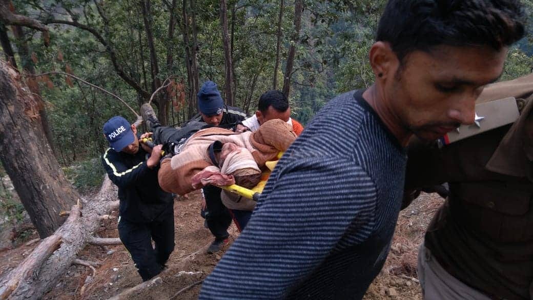 pick up vehicle fell in gorge at champawat