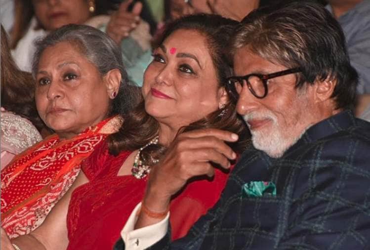 amitabh bachchan and jaya bachchan photo from mukesh bhatt daughter sakshi wedding