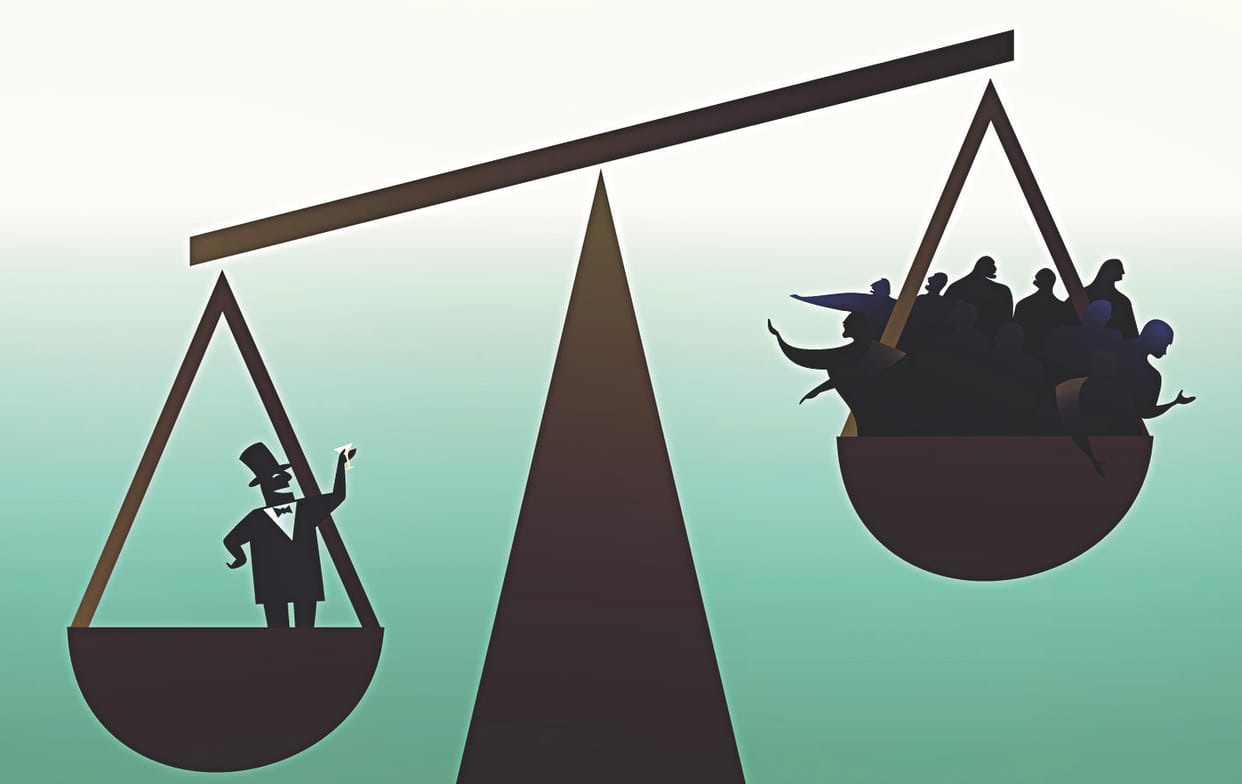 challenge of inequality is increasing in India