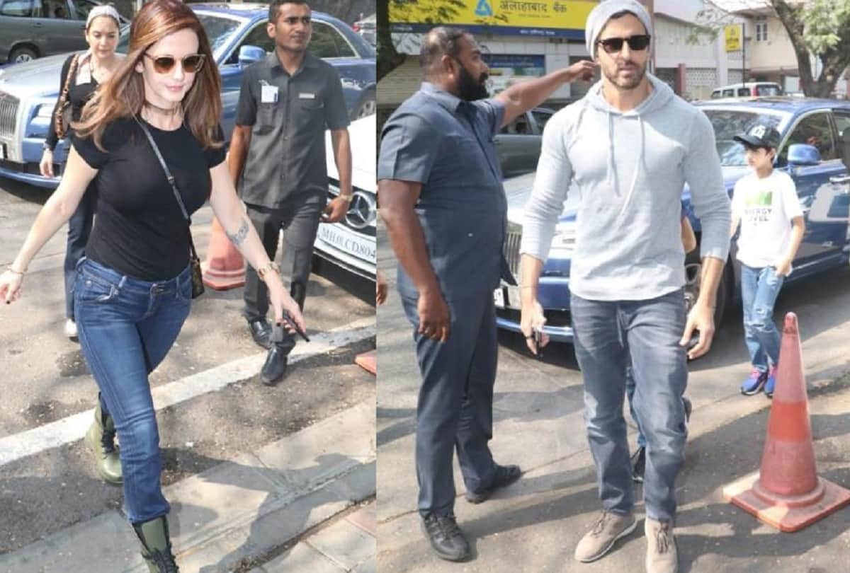 hrithik roshan was spotted with ex wife suzzane khan