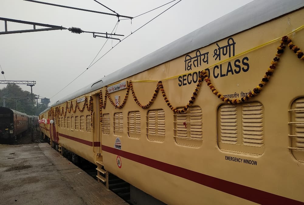 chandigarh express in a new look.