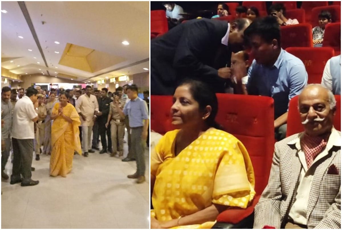 defence minister nirmala sitharaman watched uri the surgical strike with ex ex servicemen