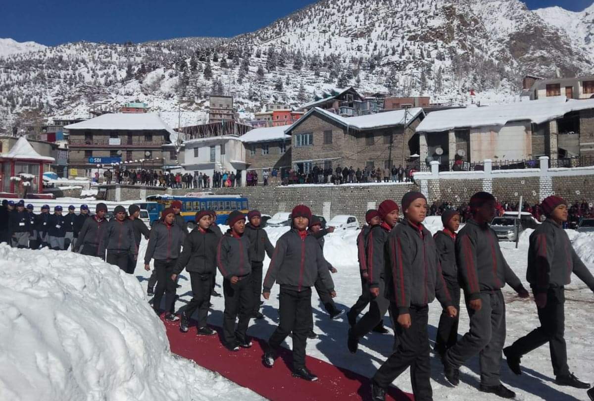 Republic Day 2019 Celebrations In keylong lahaul spiti Himachal Pradesh