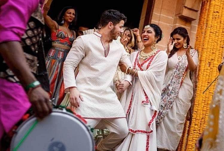 priyanka chopra and nick jonas wedding-haldi ceremony inside photo