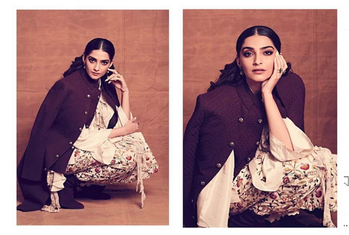 Sonam Kapoor Early celebrations of her birthday on the sets of a magazine shoot