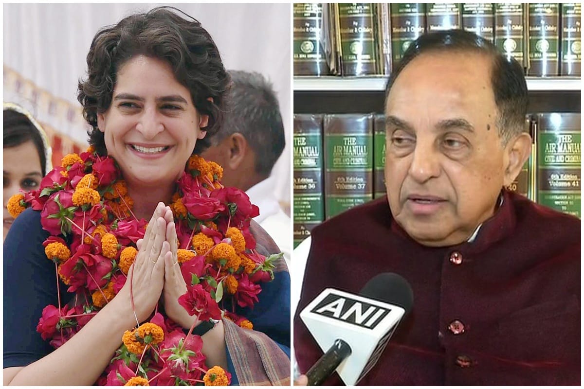 Subramanian Swamy said Priyanka is suffering from Bipolar syndrome and she often lost his control