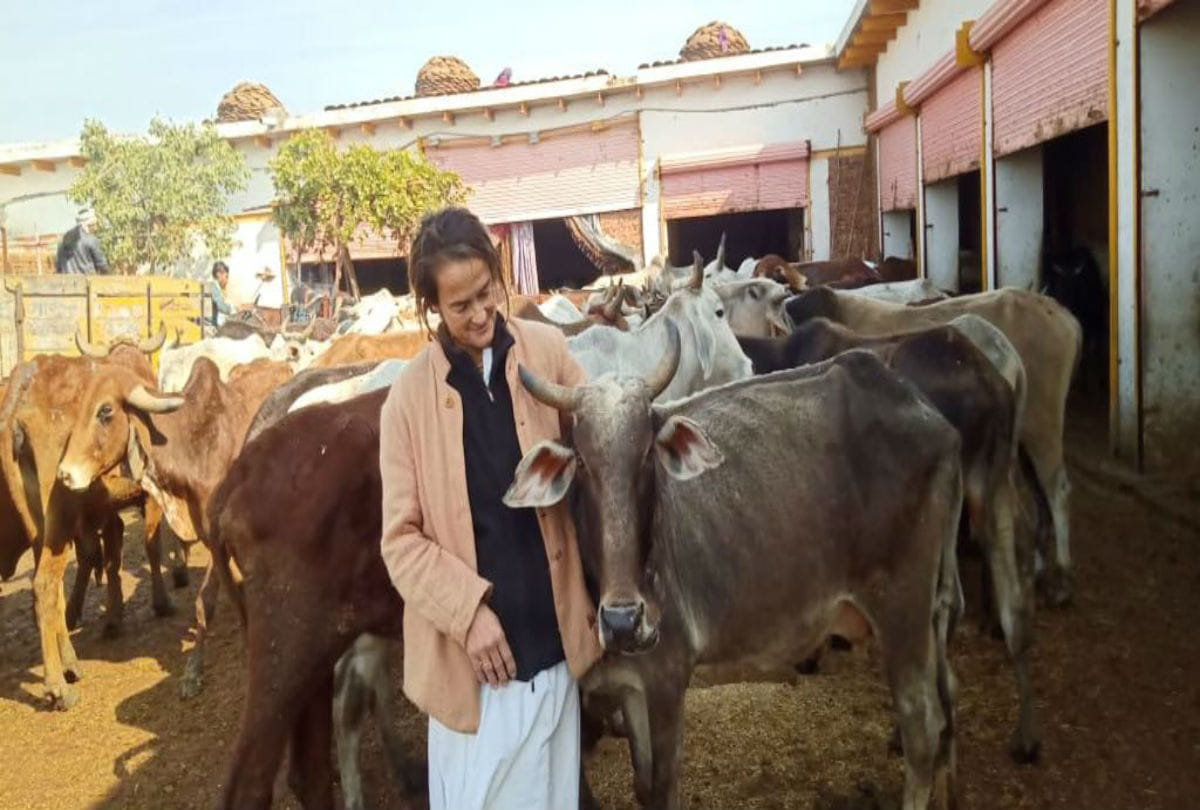 German's friedrich irina bruning sudevi dasi got padma shri for gau seva in mathura