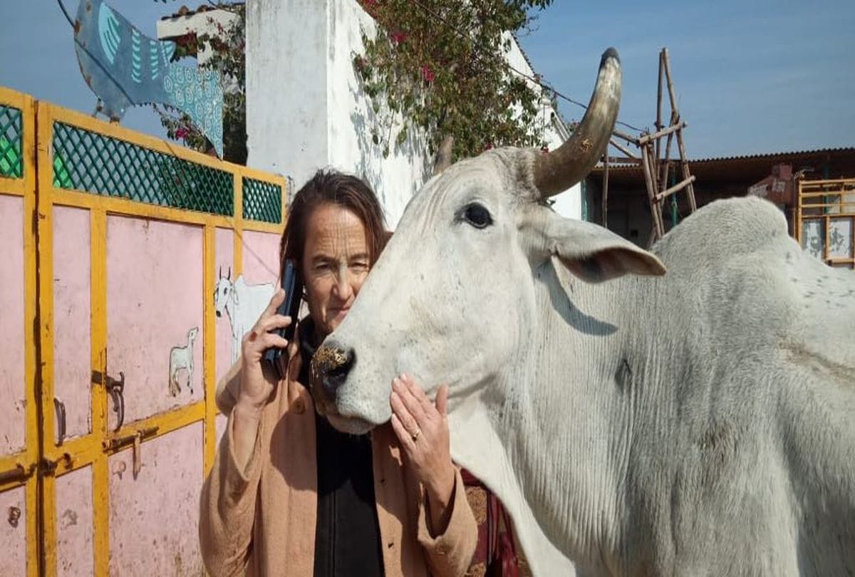 German's friedrich irina bruning sudevi dasi got padma shri for gau seva in mathura