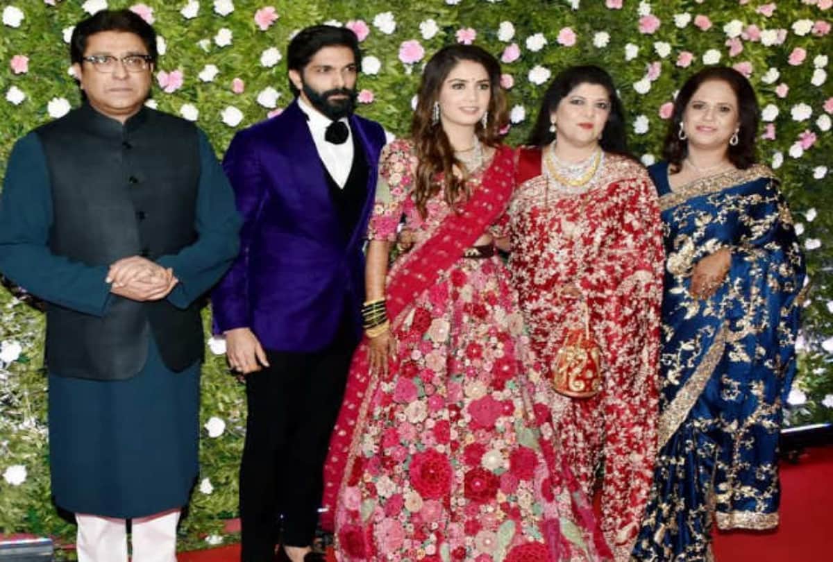 Amit Thackeray wife Mitali Borude copy Deepika Padukone look for her wedding reception