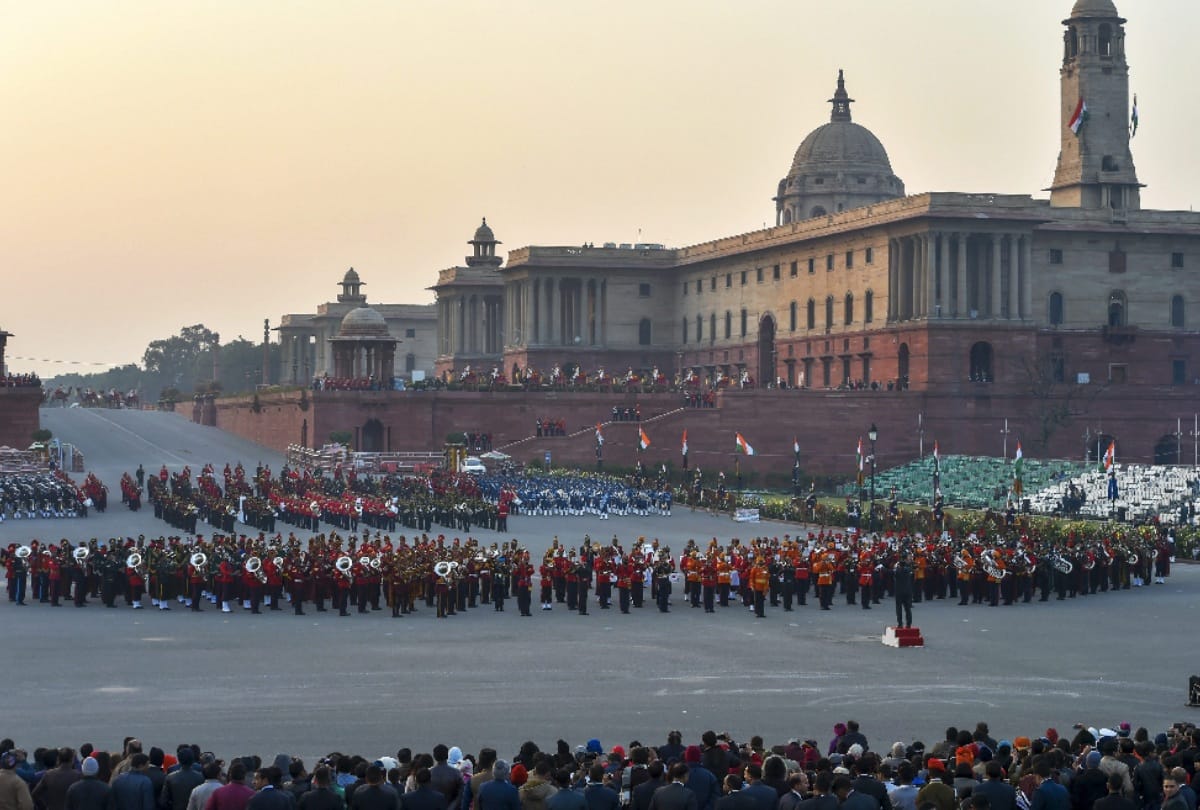 Beating retreat ceremony today, avoid coming to Vijay Chowk