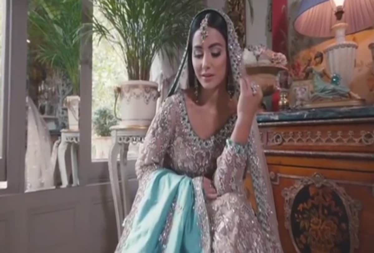 Hina Khan bridal photo shoot viral on social media