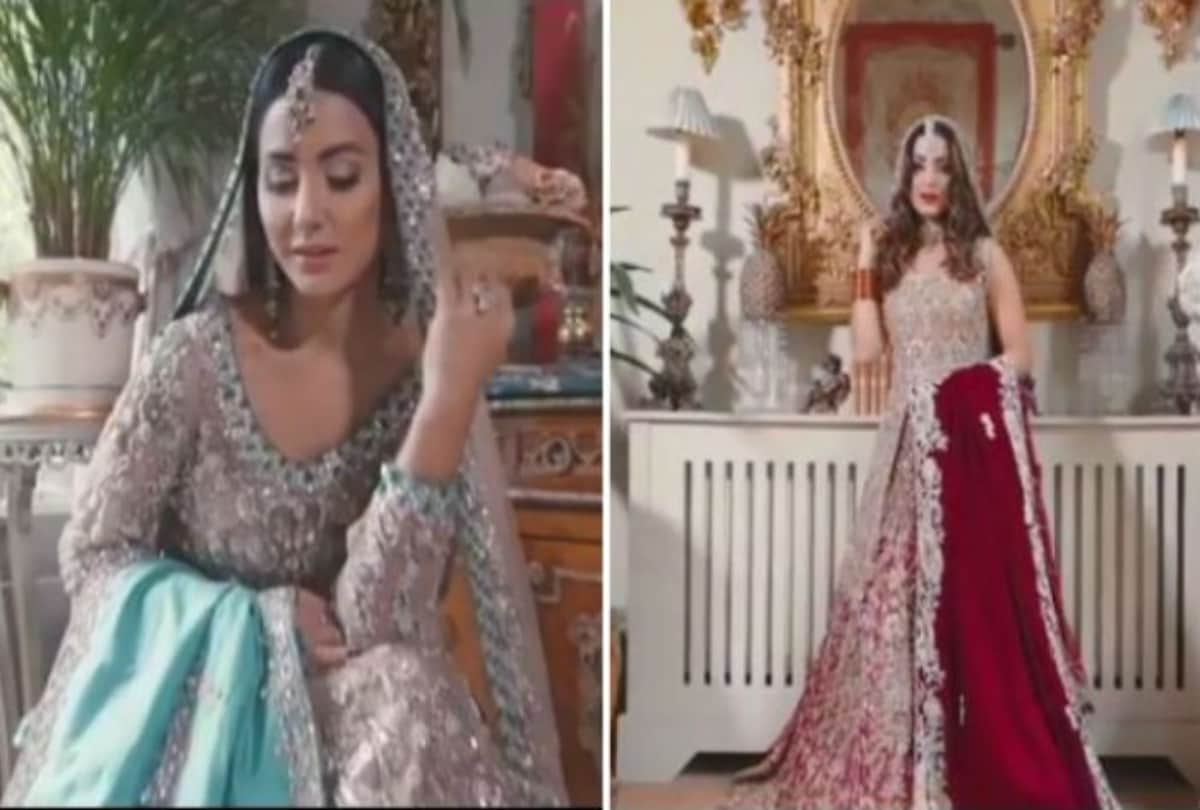 Hina Khan bridal photo shoot viral on social media