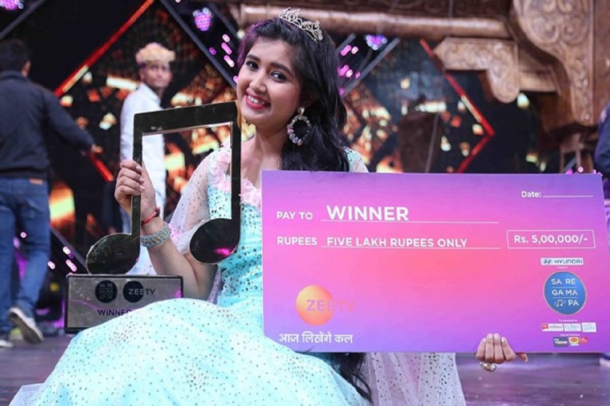 Ishita Vishwakarma from Jabalpur won the final of Sa Re Ga Ma Pa