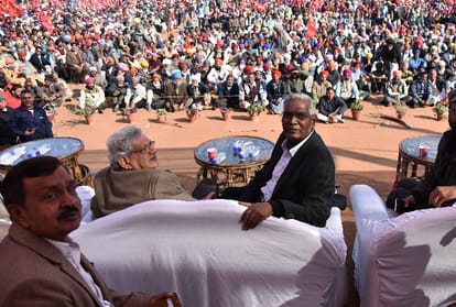 Sitaram Yechury reached in Ludhiana for a rally