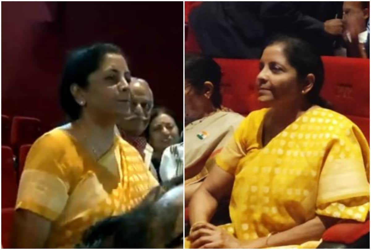 Defence Minister Nirmala Sitharaman watched Vicky Kaushal Uri film video viral