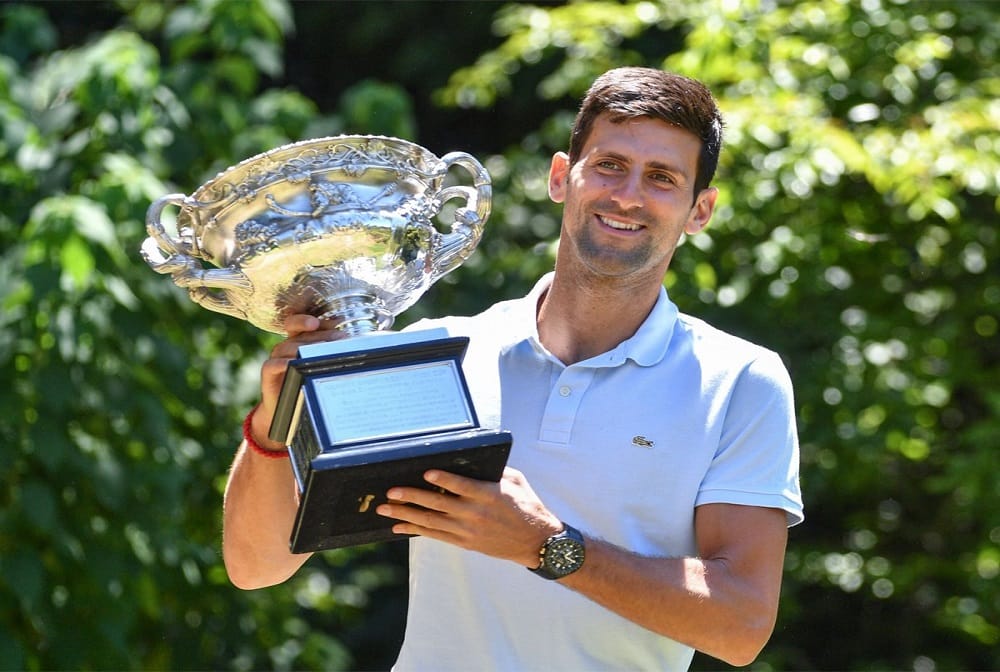 Novak Djokovic tightens grip on top roger federer slides 