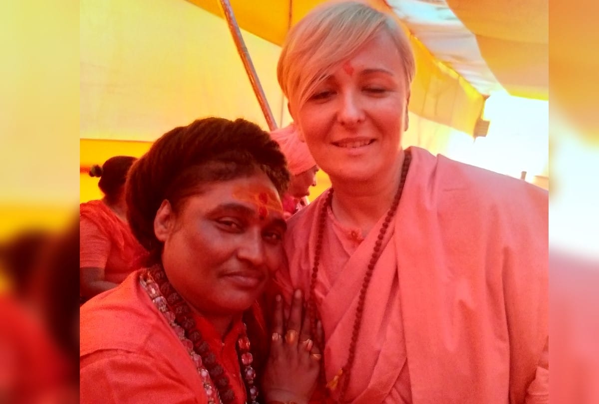 Kumbh Mela 2019:Dr Aniko came from Budapest, Hungary new name Sadhvi Saraswati Giri