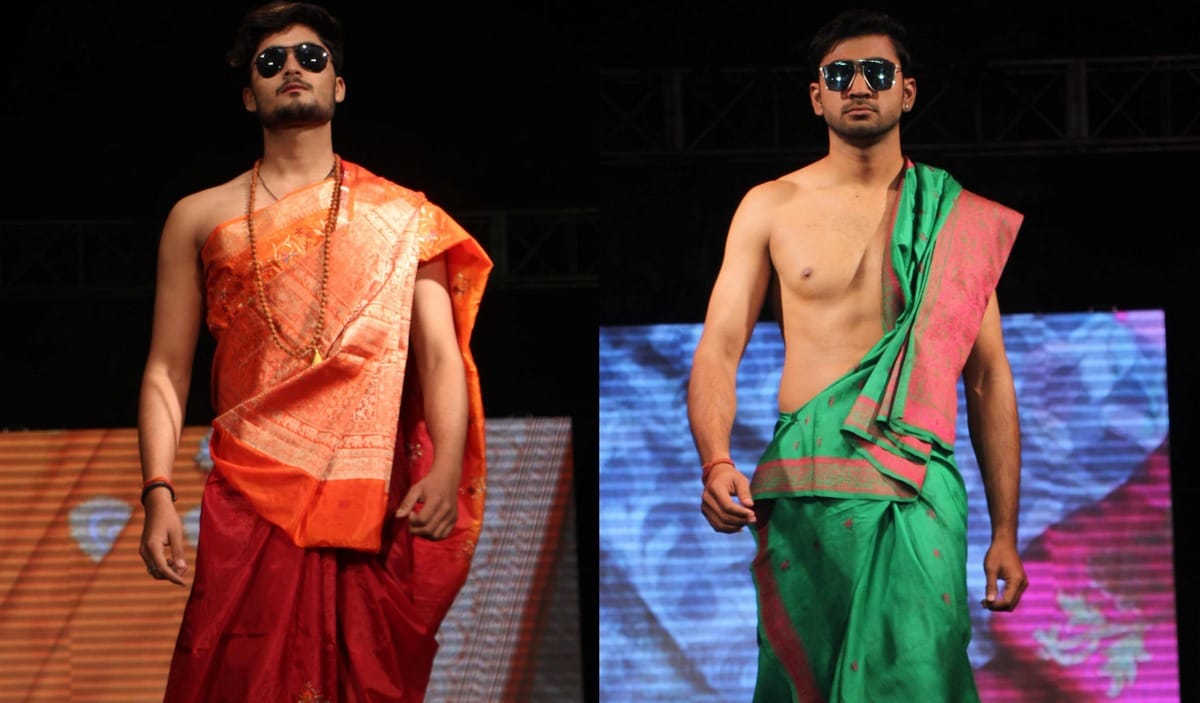 Ramp walk done by models on birha and ghazals in varanasi