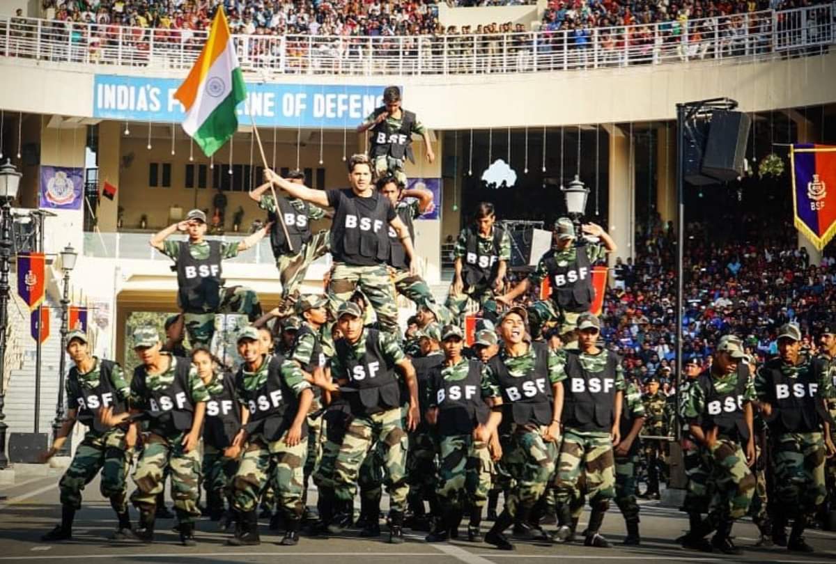 Vicky Kaushal Yami Gautam and Varun Dhawan celebrate Republic Day 2019 with army