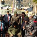 किरण रिजिजू पहुंचे जोशीमठ