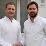 राहुल गांधी, तेजस्वी यादव (फाइल फोटो)