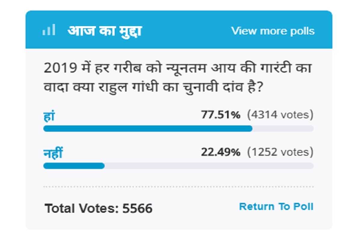 Rahul Gandhi election bid is the promise of guaranteeing minimum income to every poor in 2019
