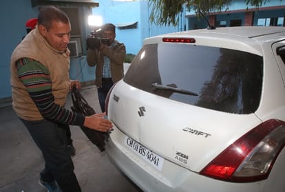 CBI arrested SHO and a Constable in connection with a bribery case in chandigarh