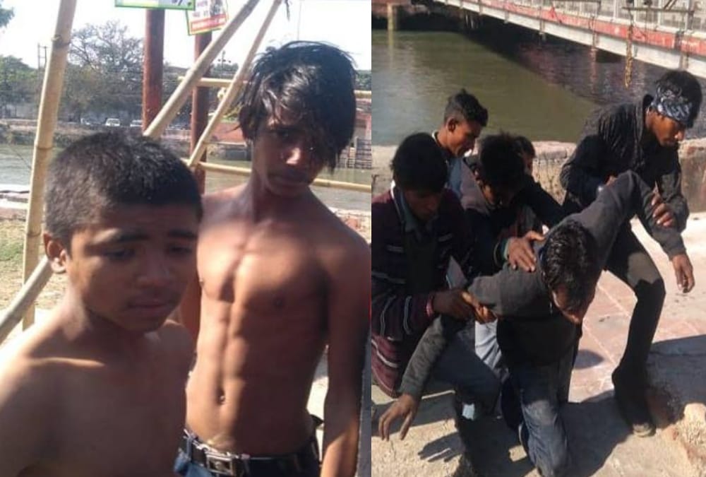 Two children saved drowning youth life in roorkee